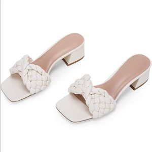 PiePieBuy Women's Braided Heeled Sandal